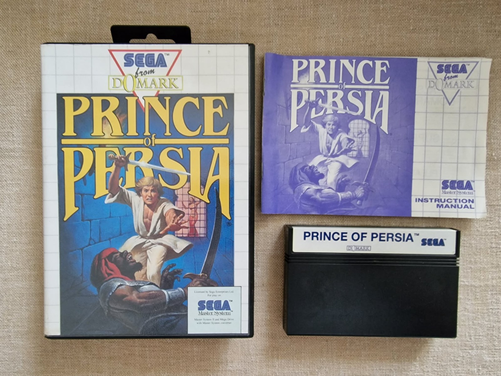 Prince of Persia  - Sega MASTER SYSTEM  - PAL FR  Complet TBE