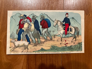 color illustrated Civil War envelope African Americans