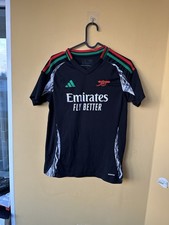 Adidas Arsenal Away Soccer Jersey 2024-25 Black (IS8120) Women’s Sz-M