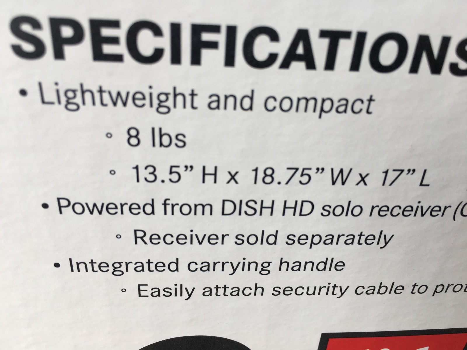 NEW IN BOX KING TAILGATER PORTABLE AUTOMATIC SATELLITE TV ANTENNA DT4400