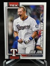 2026 Topps Series 1 Celebration Josh Jung WALK THIS WAY Parallel SP #98 Rangers