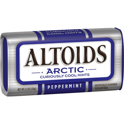 Altoids Arctic Peppermint Sugar Free Breath Mints Tin 1.2oz (96 Pack)