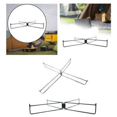 Foldable Cooler Stand Water Container Stand Trash Bag Bracket Metal Strong Load