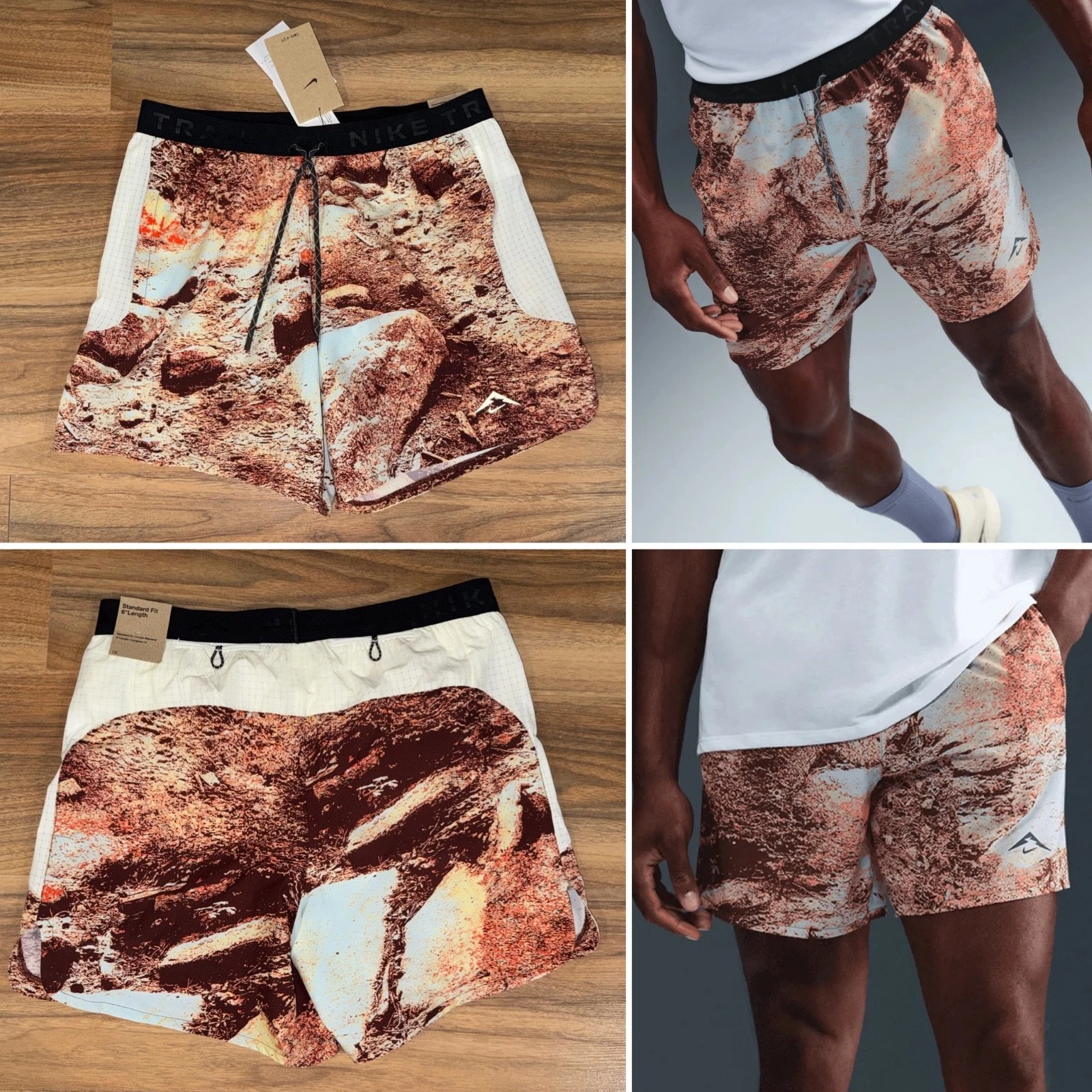 Nike Trail Dri-Fit 6" Brief Lined Running Shorts Reflective Pockets HV2162 133 M
Opens in a new wind