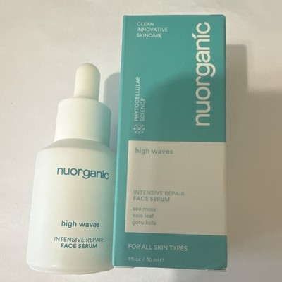 nuorganic High Waves Intensive Repair Face Serum Sea Moss Kale 1 fl oz/30 ml