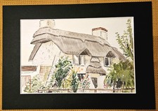 Original Watercolour Painting 'A Country Cottage In Spring''