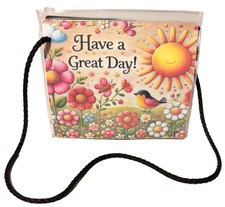 HAVE A GREAT DAY Fun Handbag! PERSONALIZE BACK w/Photos, Text, Images, ANYTHING!
