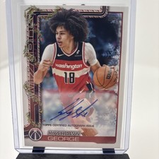 2025-26 Topps Holiday - Autographs Kyshawn George #H77 (AU)