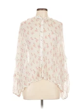 Assorted Brands Women Ivory Long Sleeve Blouse 10