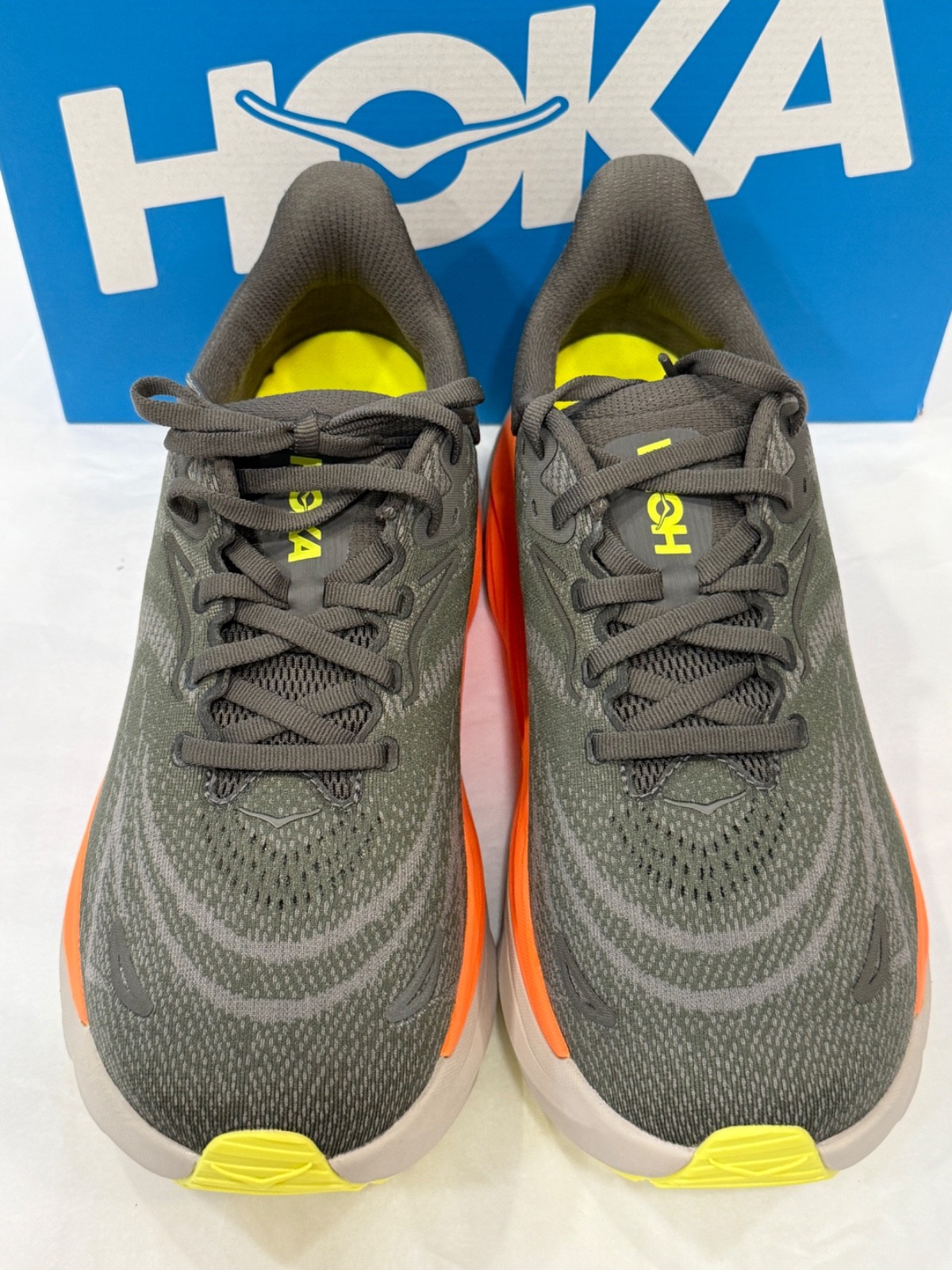 Hoka One One Arahi 8 Men’s 1168690 AHLT Running Asphalt Gray Orange thumbnail 4