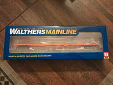 85' GENRAL AMERICAN G 85 FLAT CAR SANTA FE #290709 NUOVO