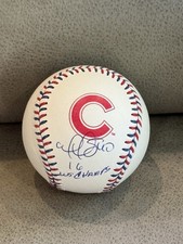 Willson Contreras Auto Signed Chicago Cubs Logo Baseball Fanatics MLB COA