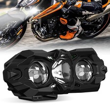 5 Motorcycle Led Pod Headlight Fog Driving Light Auxiliary Lamp Projector Lens