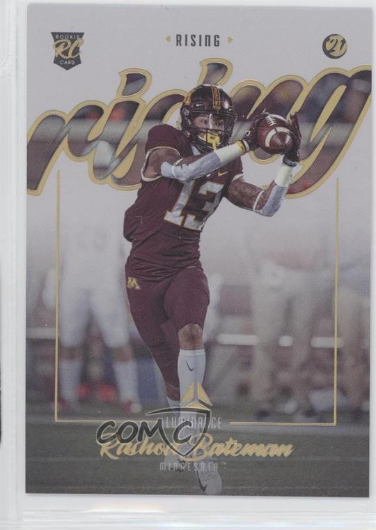 2021 Panini Luminance Rising Rashod Bateman #RI-14 Rookie RC 0h3t