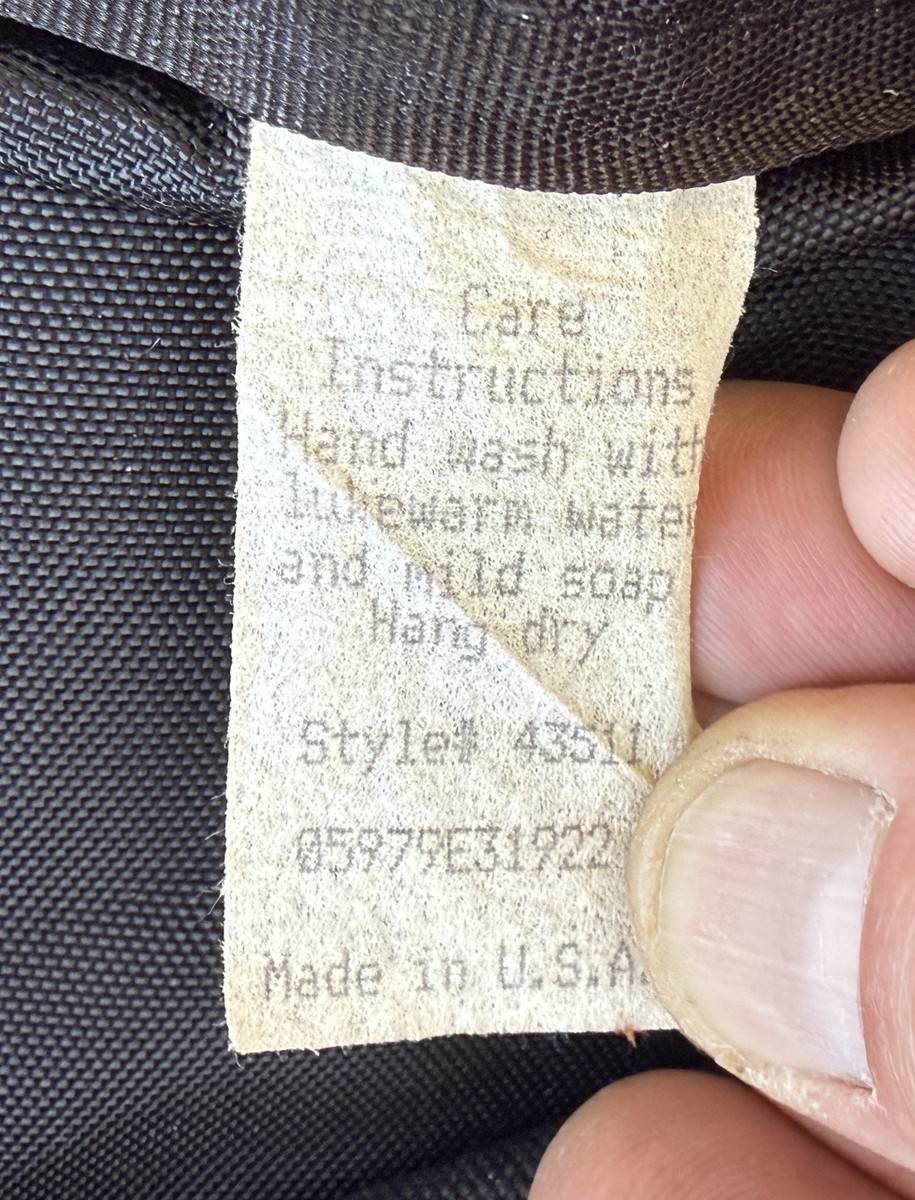 Vintage 1980's JanSport Super Sack Leather Bottom Backpack Day