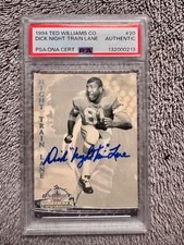 Dick “Night Train” Lane Signed 1994 Ted Williams Co. Card PSA/DNA NFL HOF