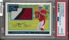 2019 Panini One Blue #1 Kyler Murray RPA RC Rookie Patch AUTO 97/99 PSA 10