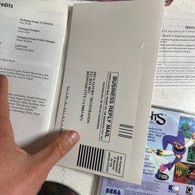 Nights Into Dreams with New 3D Control Pad Controller Sega Saturn, 1996