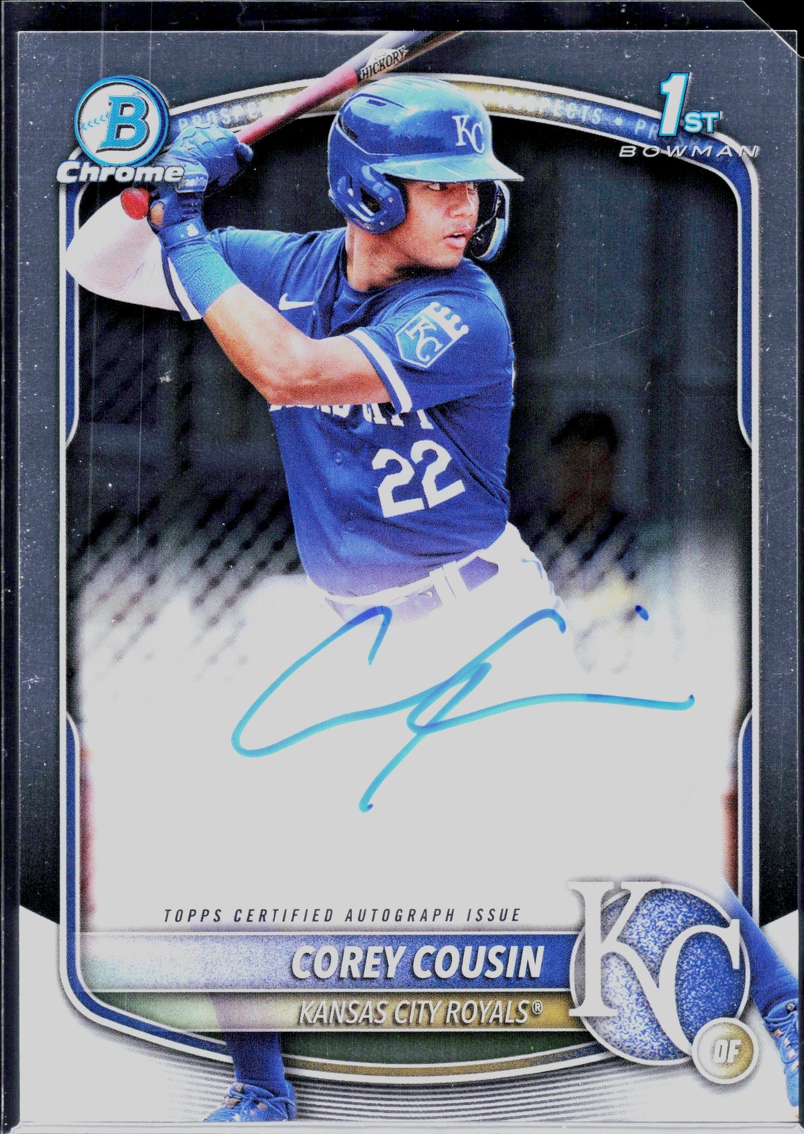 2025 Bowman Chrome #CPA-CCO Corey Cousin Prospect Autographs