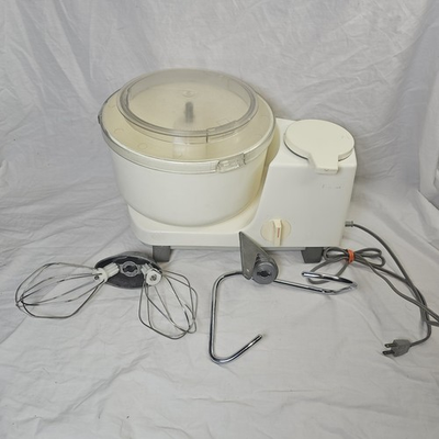 #ad #ad Vintage Bosch Mixer UM3 Mixer w 2 Attachments Bowl amp; Lid TESTED amp; WORKING $229.95