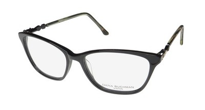 NEW DANA BUCHMAN LILLIE GLASSES BLACK EB PLASTIC WOMENS FULL-RIM CAT EYE
