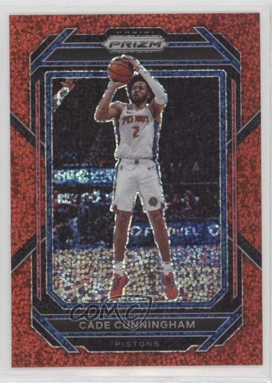 2022-23 Panini Prizm Red Sparkle Prizm Cade Cunningham #89 0c6