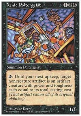 Xenic Poltergeist - Light Play MTG 5th Edition