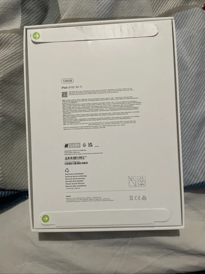 Apple iPad A16 11th Generation 2025 11" Wi-Fi Only 128GB Blue - Image 2 of 3