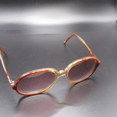 #ad Sanford Hutton Colors in Optics Vintage Eyeglass Frames Brown Tortoise Oval $46.44