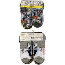 Women's Looney Tunes No Show Socks-Pack of 10 Shoe Size-4-10 New With Tags
