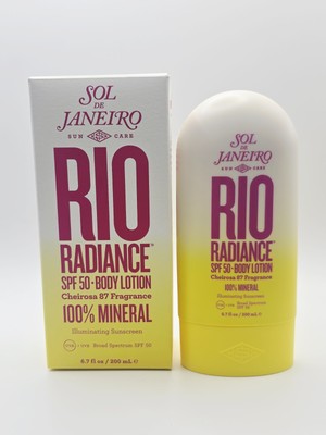 Sol de Janeiro Rio Radiance Body Lotion SPF 50, 200 ML, 6.7 Fl Oz New!