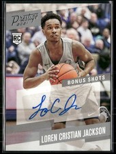 Loren Cristian Jackson 2021 Chronicles Draft Picks Prestige RC Auto