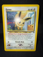 Pokémon TCG Eevee Card 38/75 WOTC Neo Discovery 2001 LP/NM Condition on eBay