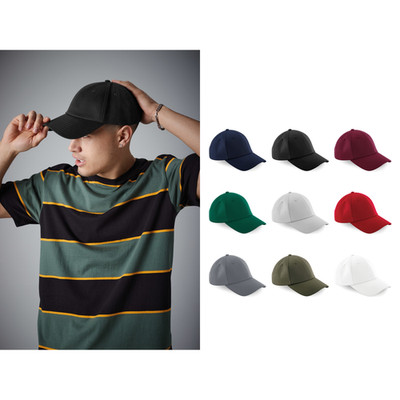 Beechfield Authentic Baseball Cap B59 - Adult's Stylish Pre-curved Peak Hat