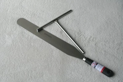 KRAMPOUZ CREPES SET Teigverteiler Teigwender Edelstahl Crepeswender Wendemesser - Bild 1 von 2