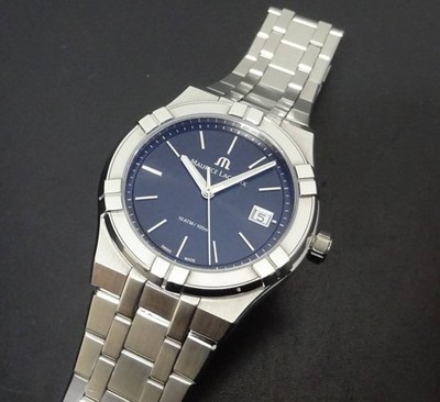 Maurice Lacroix Icon AI1108 schwarzes Zifferblatt Herrenuhr 40 mm aus Japan