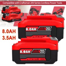 PACK For Craftsman V20 20 Volt 8.0Ah MAX Li-ion Battery CMCB204 CMCB202 CMCB205