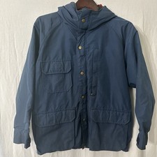 Vintage Woolrich Navy Wool Blend Lined Jacket Women  s Size M