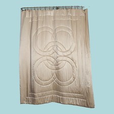 Vintage 100% Seide hellgold Eiderdaunen - 200 x 175 cm King Luxus Steppdecke Bettdecke