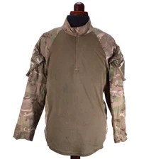 British Army Combat Shirt UBACS 170/90 Medium MTP Camo Green Beige Zip