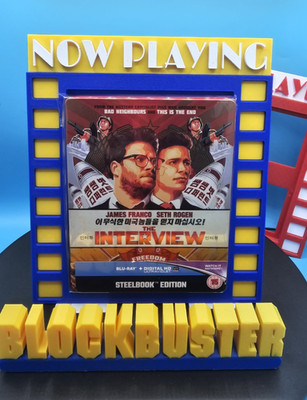The Interview SteelBook Blu-ray [2014](UK) Region Free - No Dent - ShipsNextDay