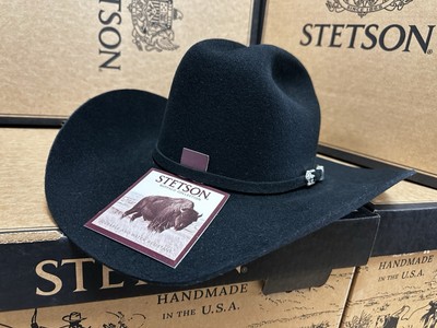 Stetson 黒 Stetson Skyline 6X Felt Cowboy Hat 7542 – McKinney Hat Company
