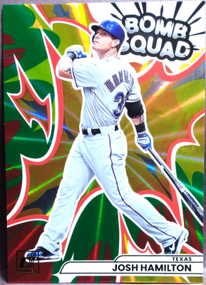 Josh Hamilton 2026 Donruss Bomb Squad Green Laser #8