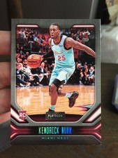 2019-20 Panini Chronicles NBA Kendrick Nunn Heat Playbook Rookie RC Platinum 1/1