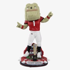 HAIRY DAWG Georgia Bulldogs Mascot 2021 NATIONAL CHAMPIONS Trophy Bobblehead NIB