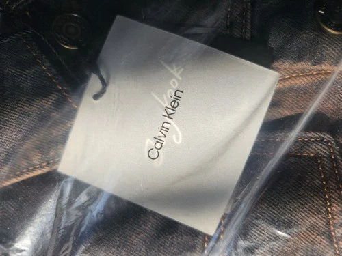 CALVIN KLEIN JUNG KOOK DENIM JACKET MEDIUM CKJK CAPSULE DENIM TRUCKER BTS BROWN image 9