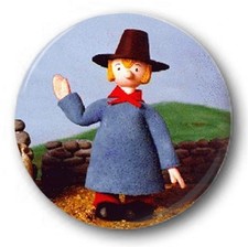 Windy Miller  25mm 1" Button Badge - Kids Retro TV 70's Camberwick Green