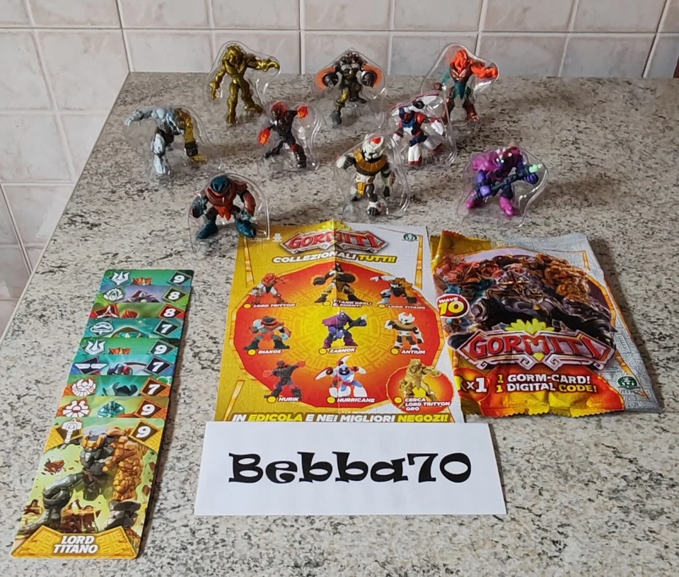 GORMITI 2021 WAVE 10: LA COLLEZIONE COMPLETA 9 PERSONAGGI CON CARTE - NUOVI! - Immagine 2 di 4