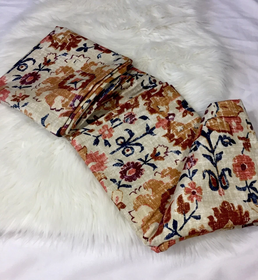 Threshold Jacobean Cotton Blend Textiles Tablecloth 70" x 52" - Image 4 of 4