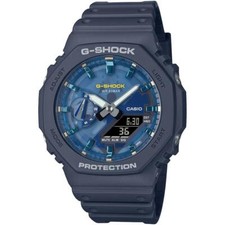 CASIO G-SHOCK GA-2100AS-2A Quartz Analog  Digital Blue Navy Japan Men watch